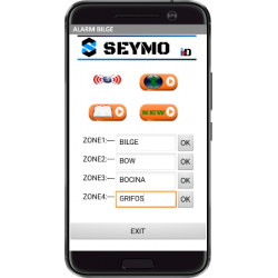 Bilge alarm 4 programmable zones wireless