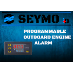 Programmable outboard engine temperature alarm