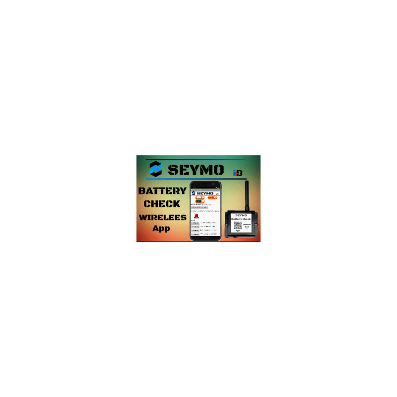 Batery check Control up to 4 groups of batteries with Android App